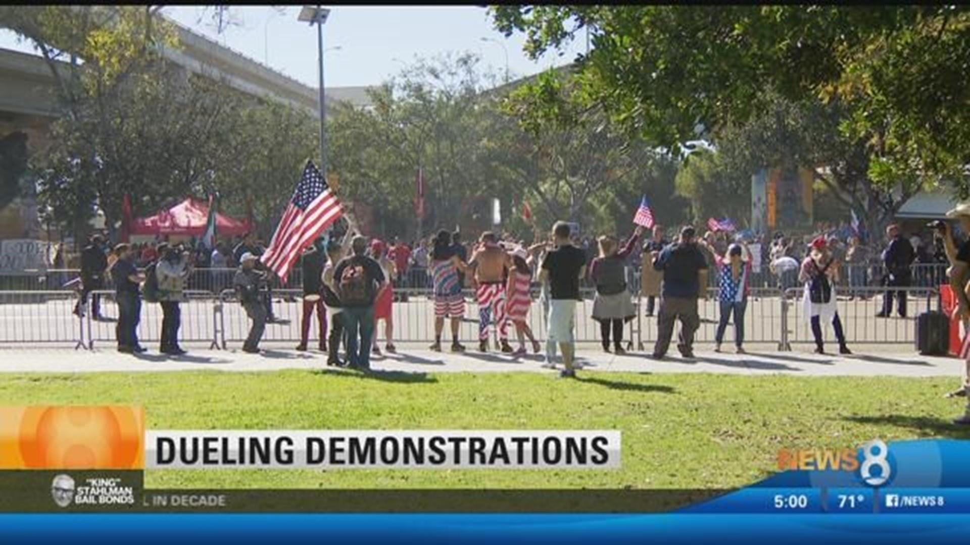 Chicano Park Several arrested during dueling demonstrations
