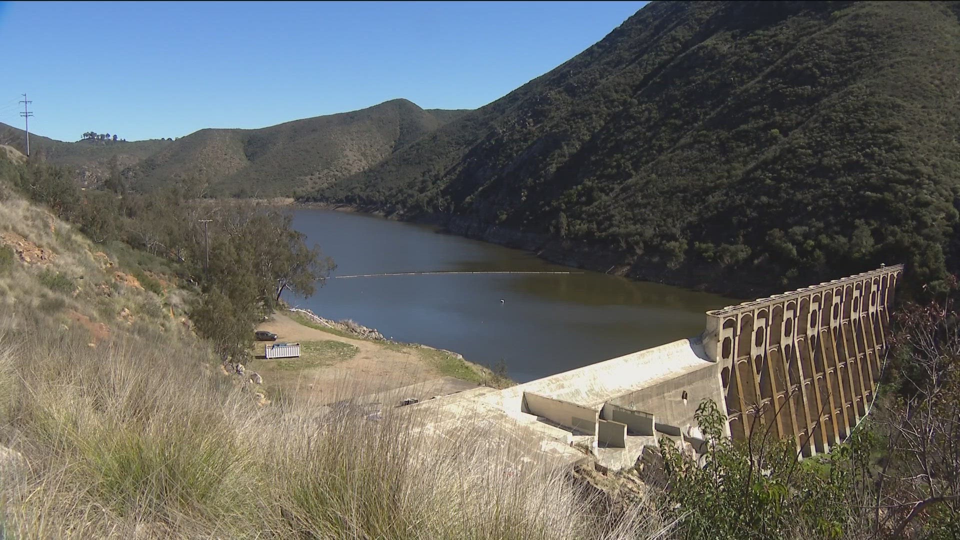 San Diego rainfall totals in local reservoirs