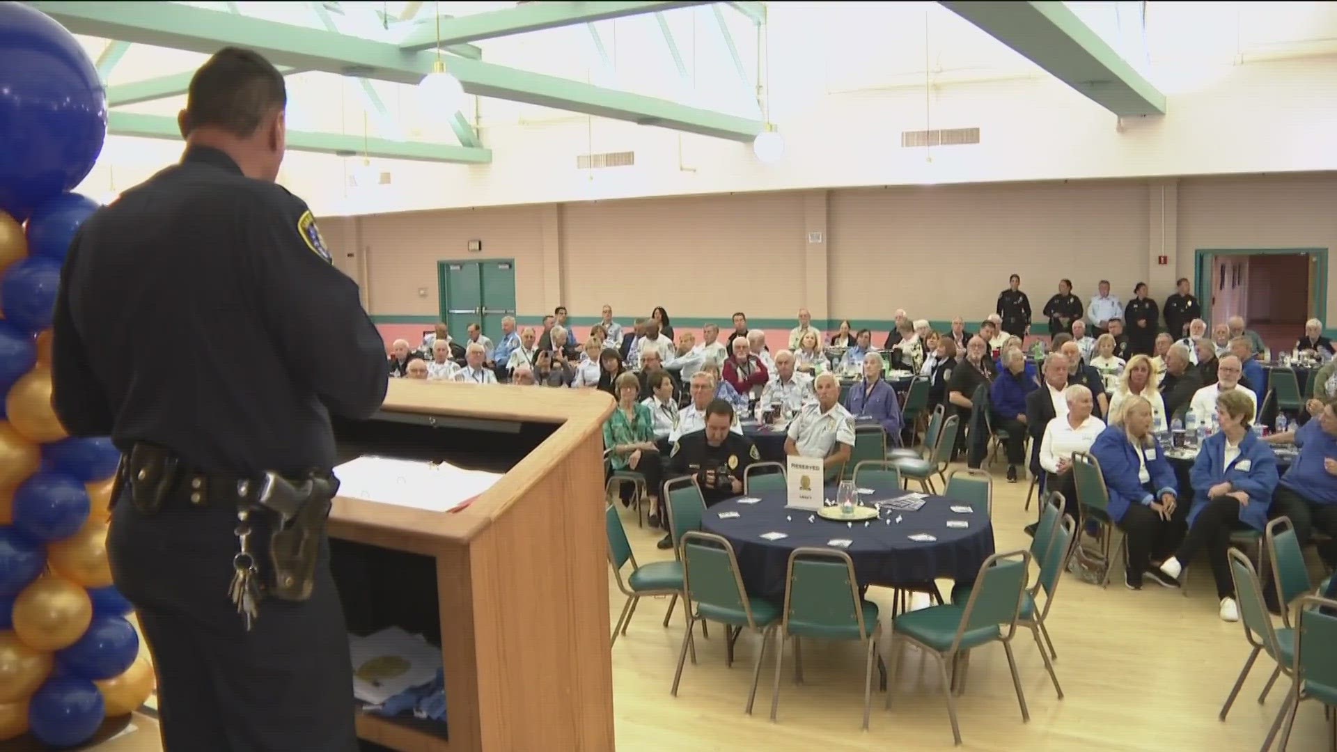 San Diego Police Department honored 275 volunteers at luncheon.
