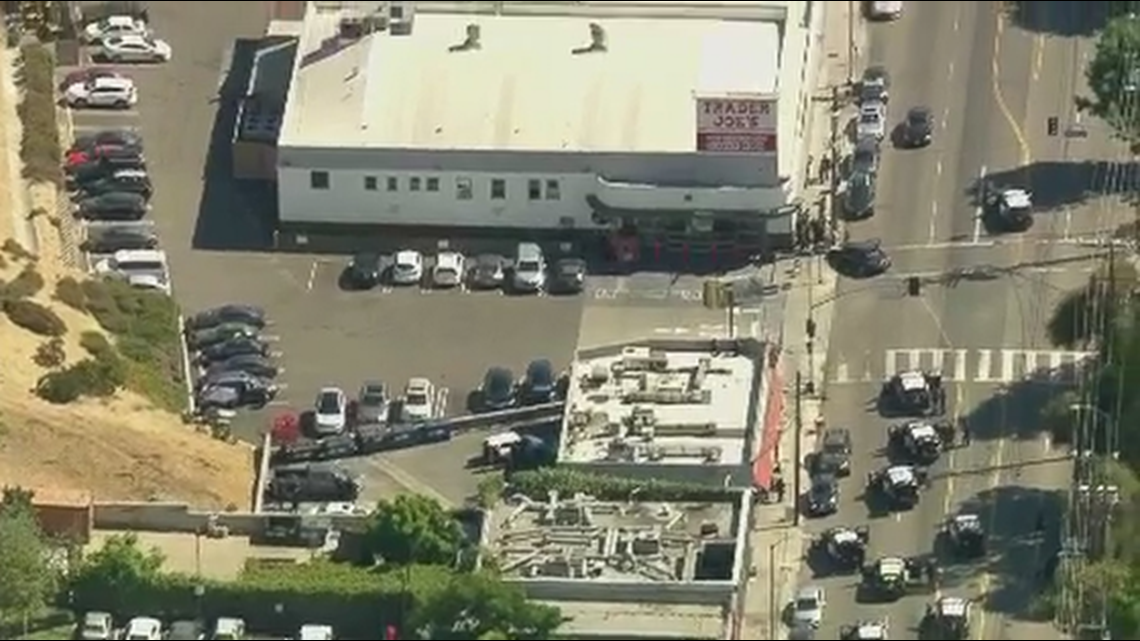 LAPD confirms active barricaded suspect inside LA Trader Joe's | cbs8.com