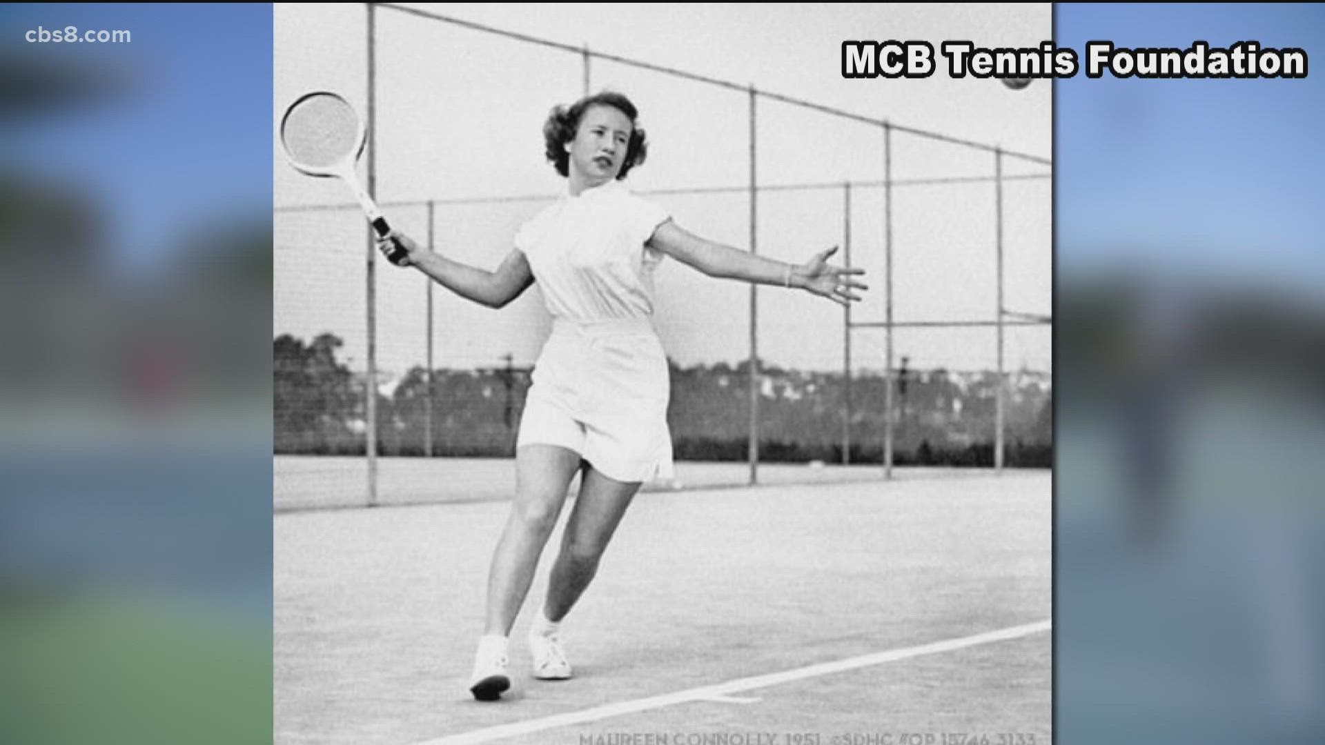 The San Diego native dominated world tennis in the early 1950s before a tragic accident forced her to retire.