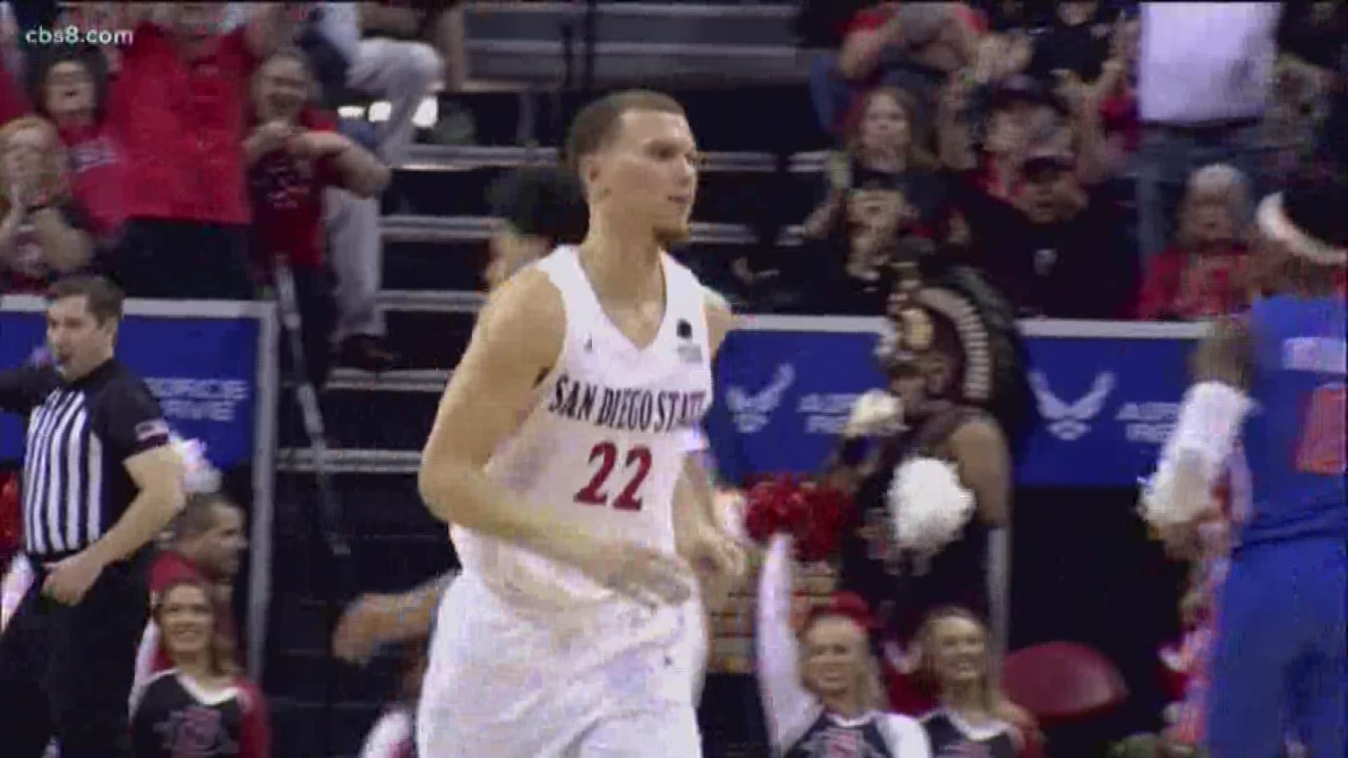 The Aztecs swill play in the final on Saturday at 2:30 p.m. on CBS 8.