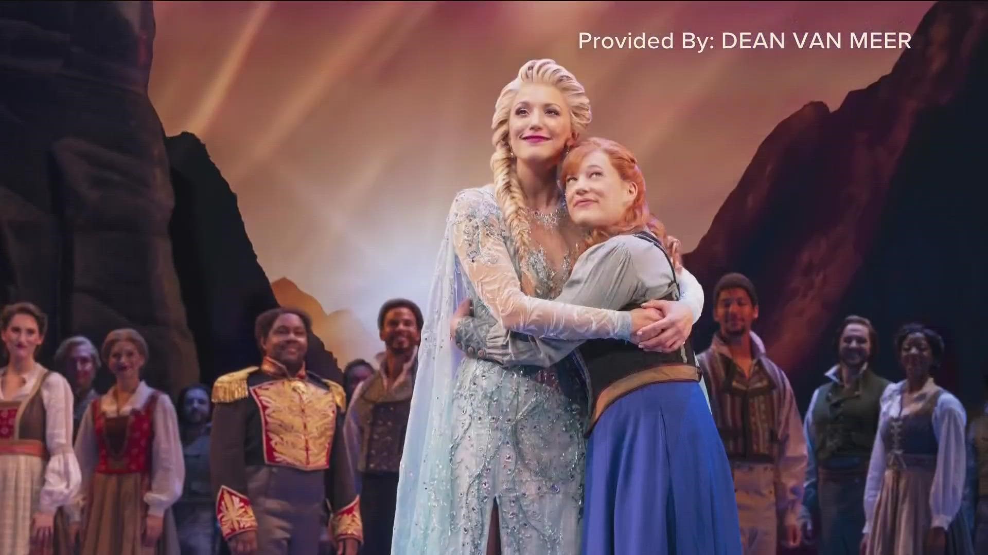 Meet the award-winning musical's two lead actors who play Elsa and Anna.