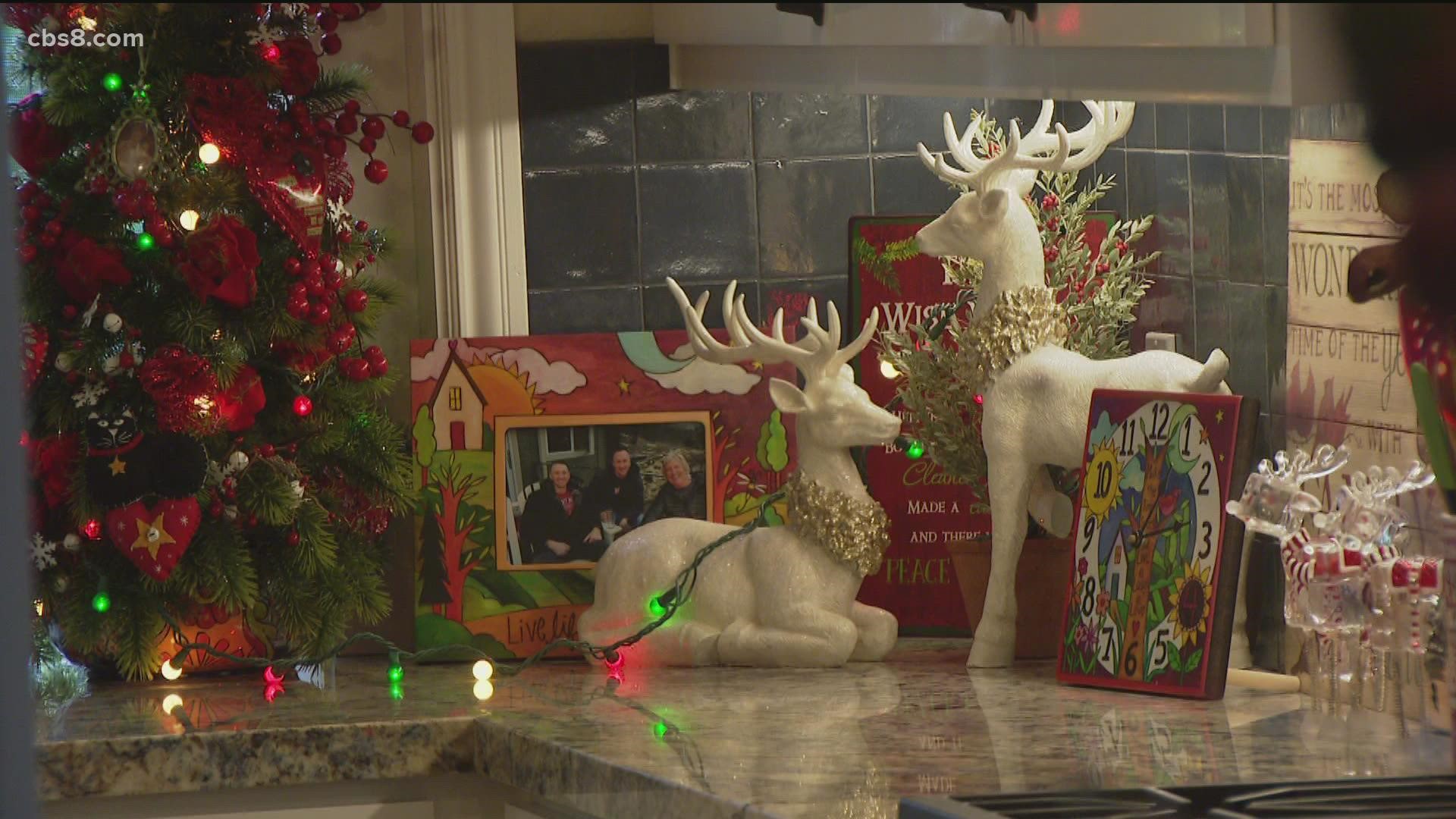Shawn Styles got a look inside one of the Candy Cane Court houses, Laurie Hinzman is a retired educator and has the holiday spirit throughout her home.