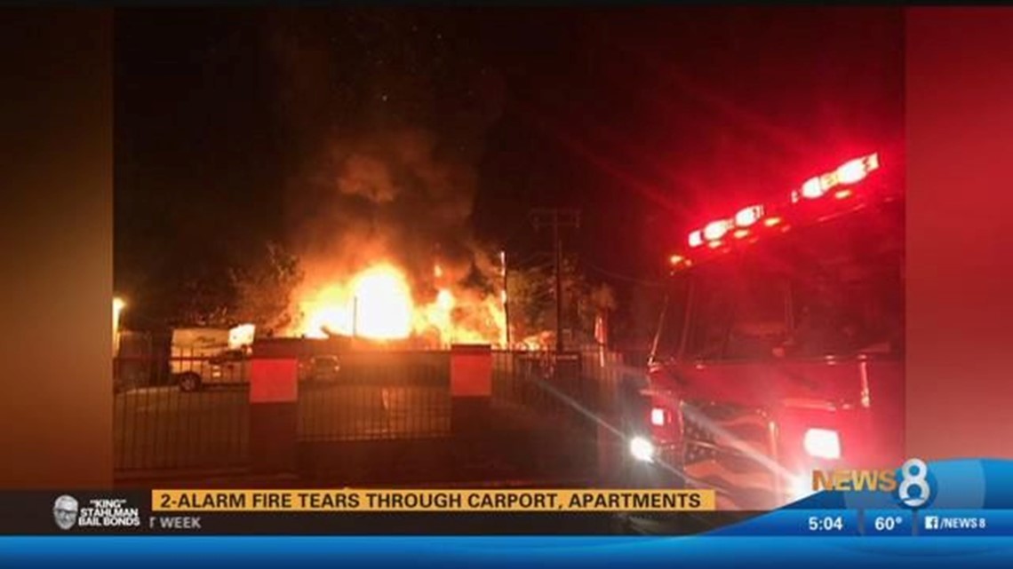 Apartment fire leaves 56 without power in Escondido | cbs8.com