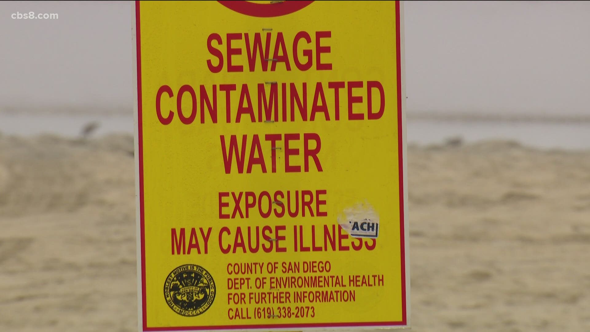 It is estimated that 60 million gallons of sewage have flown through the river every day for the last 6 months.