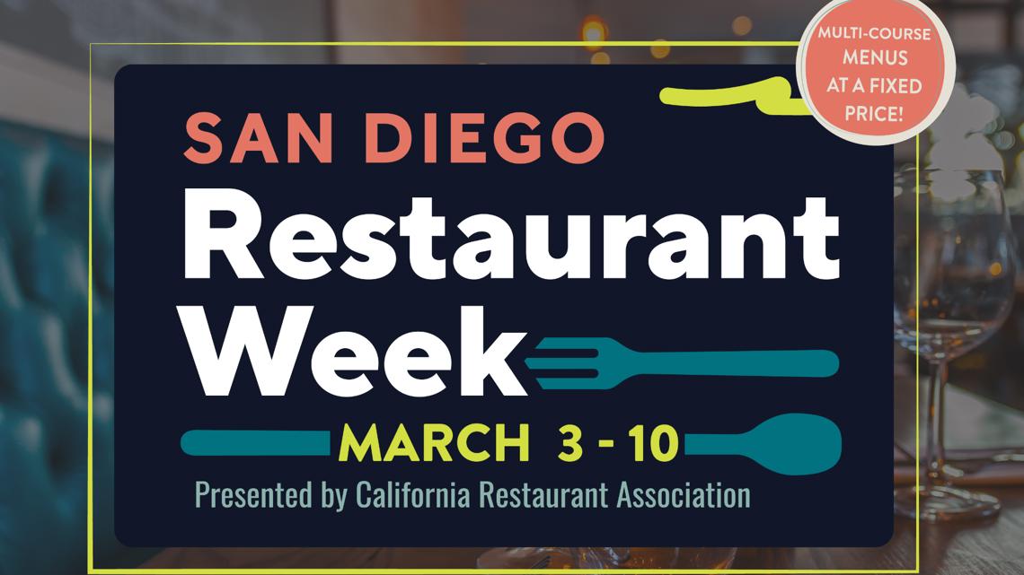 San Diego Restaurant Week March 2024