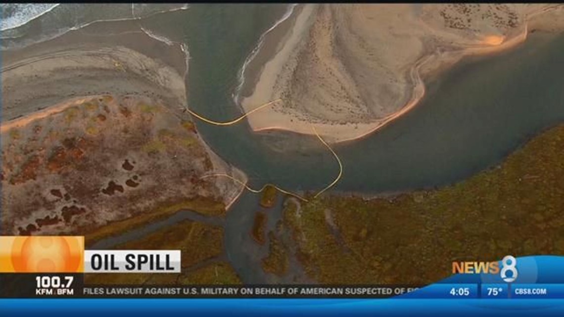 Hundreds of gallons of oil leak into the ocean | cbs8.com