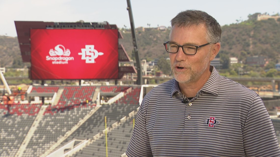 Oneonone with SDSU Athletic Director JD Wicker ahead of Snapdragon