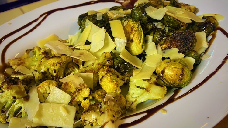Cooking with Styles | Roasted Brussel Sprouts and Cauliflower