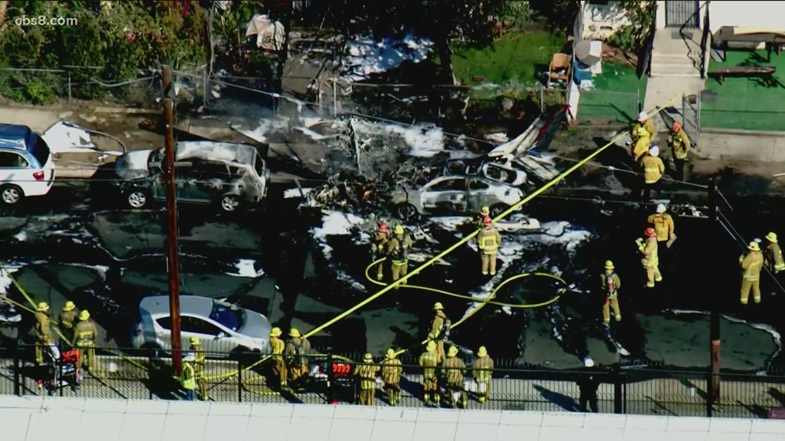 Small plane crashes near Whiteman Airport in the San Fernando Valley