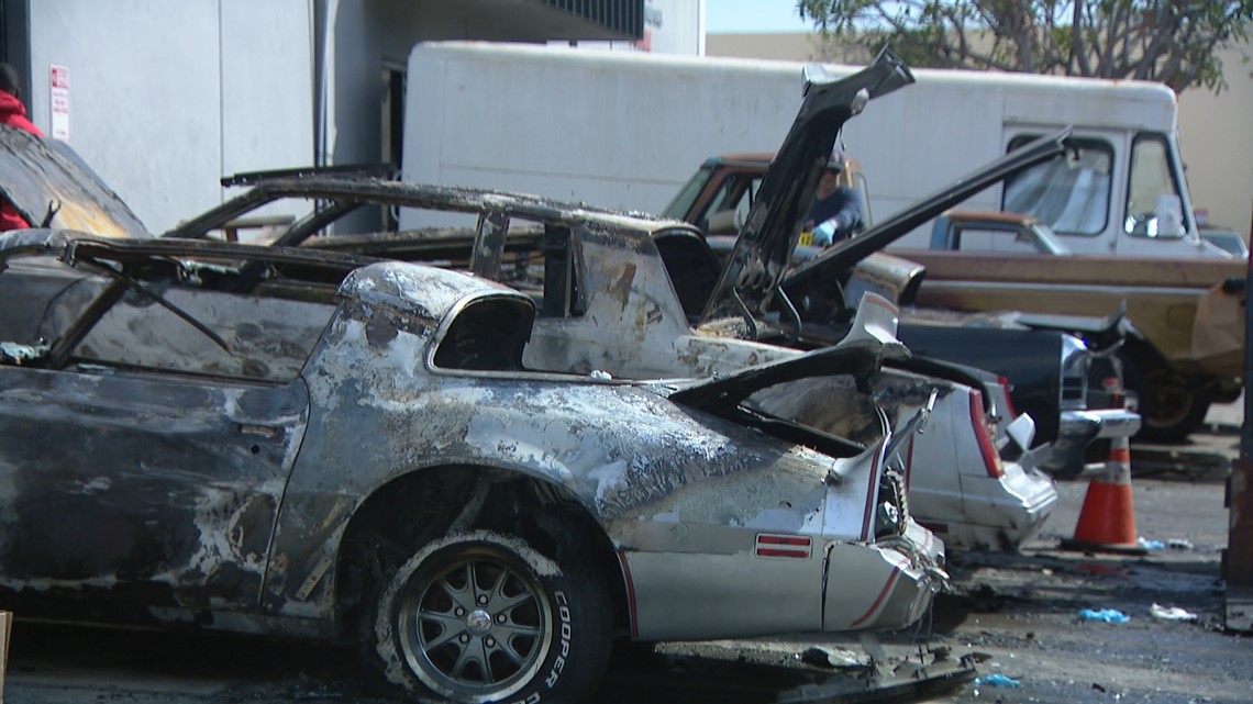 Suspicious Fire Burns Classic Cars At Chula Vista Auto Shop Cbs8