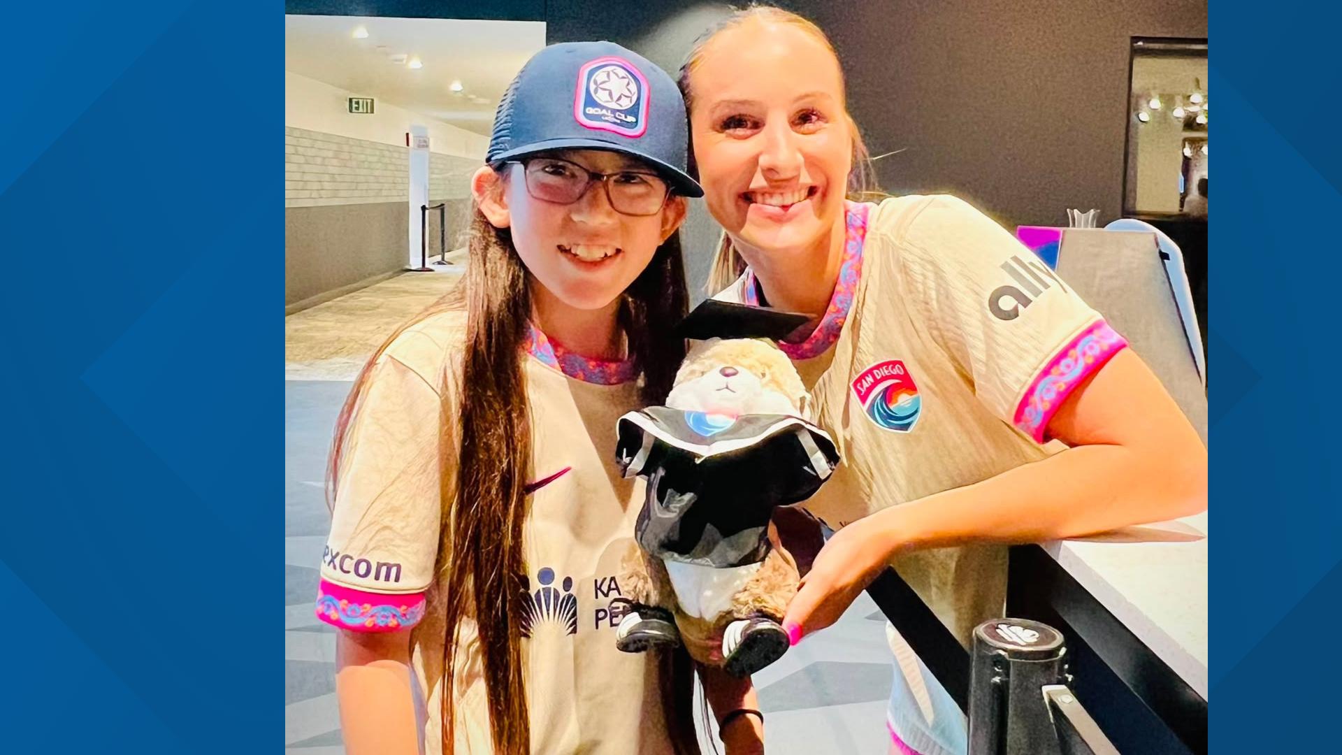 San Diego Wave superfan loves the team so much she makes them gifts ...