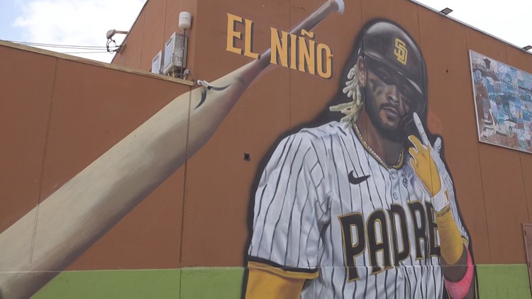 San Diego Padres: Joe Musgrove Mural at Grossmont High School