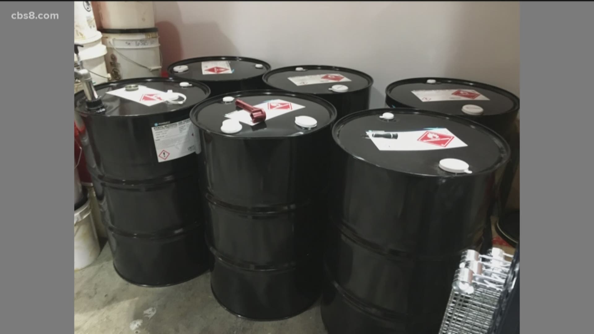 Authorities said it was the sixth hash oil lab in San Diego County dismantled by federal authorities within the past three weeks.