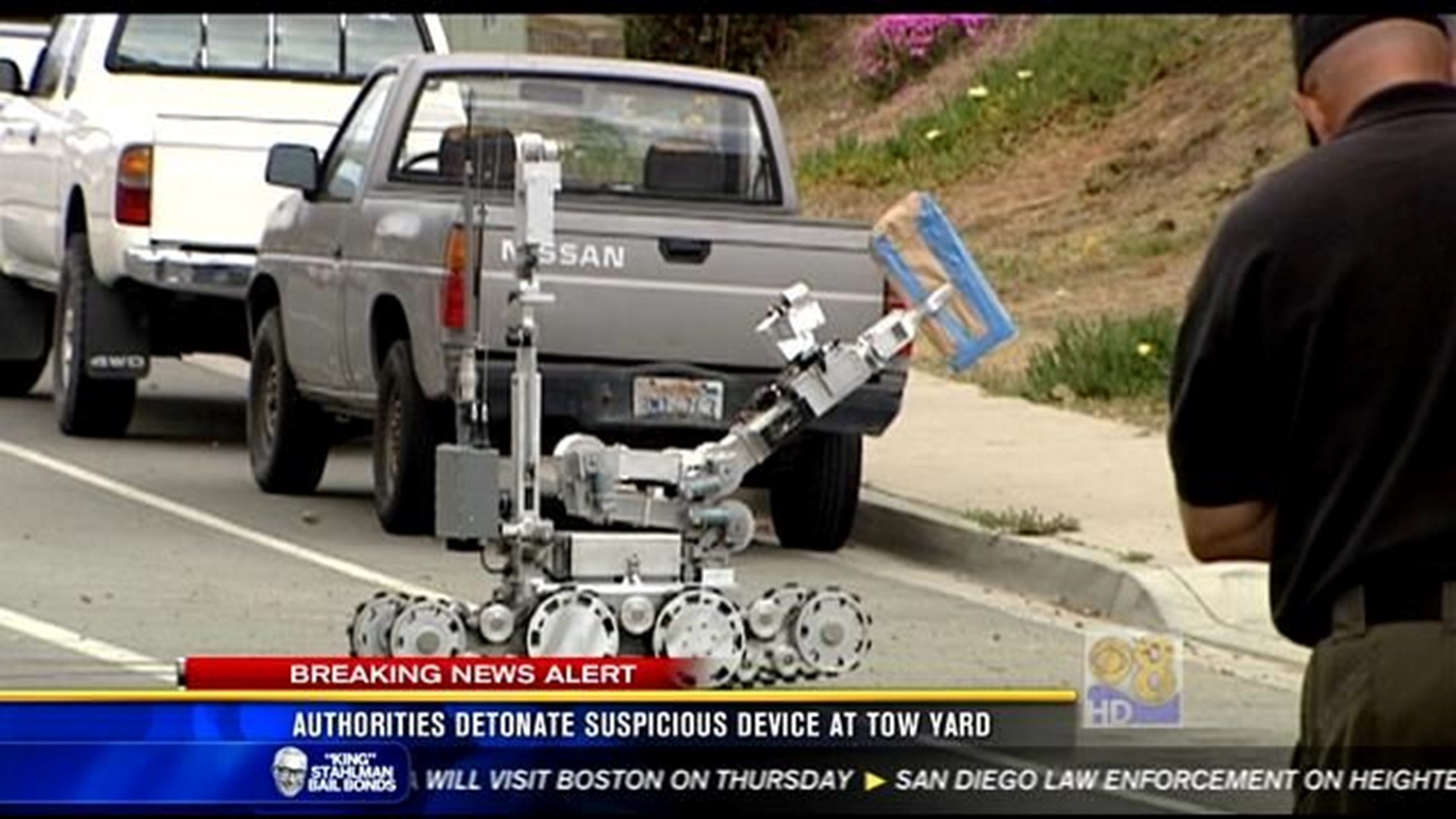 Bomb squad detonates suspicious device in Kearny Mesa | cbs8.com