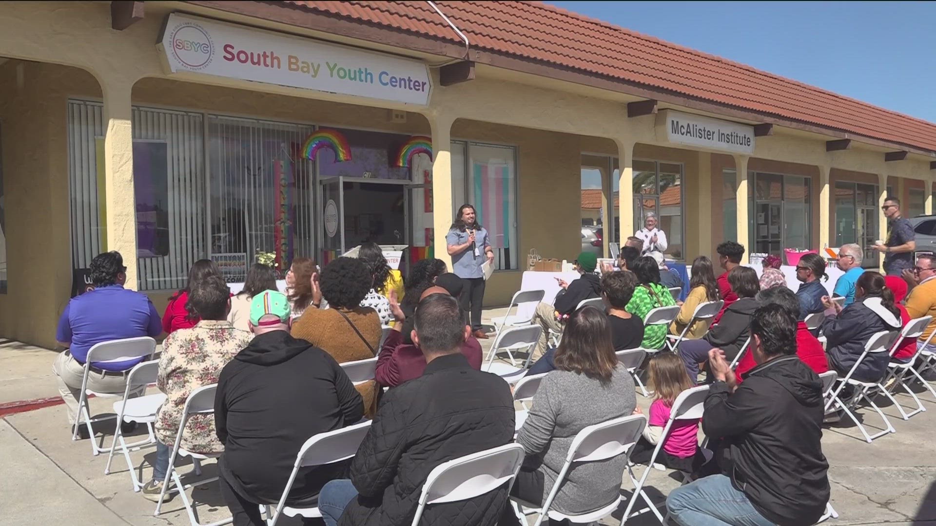 Full of vibrant colors, visitors say the South Bay Youth Center has become a place of acceptance. It offers education, counseling & activities for people age 10-24.