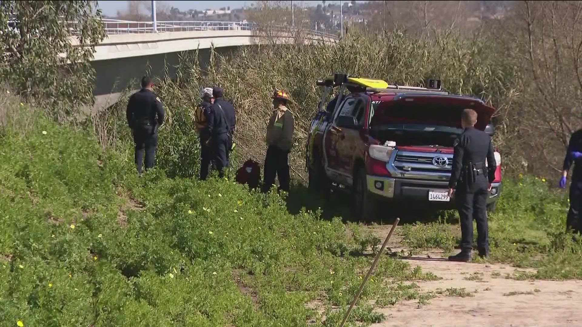 San Diego Police are investigating after two bodies were recovered from a channel near Dairy Mart Road on Thursday.
