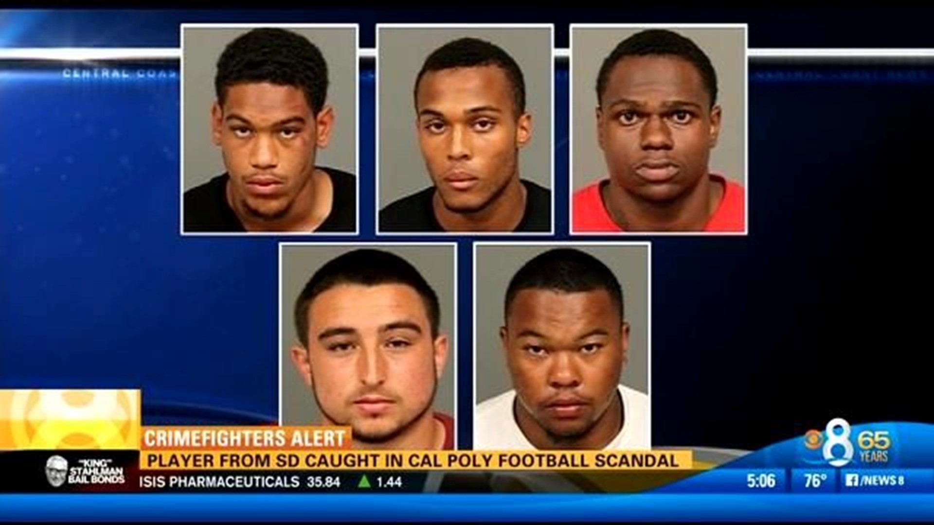 Player from San Diego caught in Cal Poly football scandal | cbs8.com