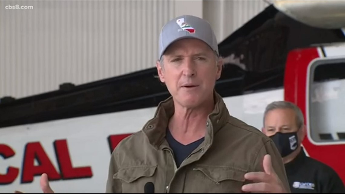 Gov. Newsom Unveils $2 Billion Proposal In Wildfire Preparations | Cbs8.com