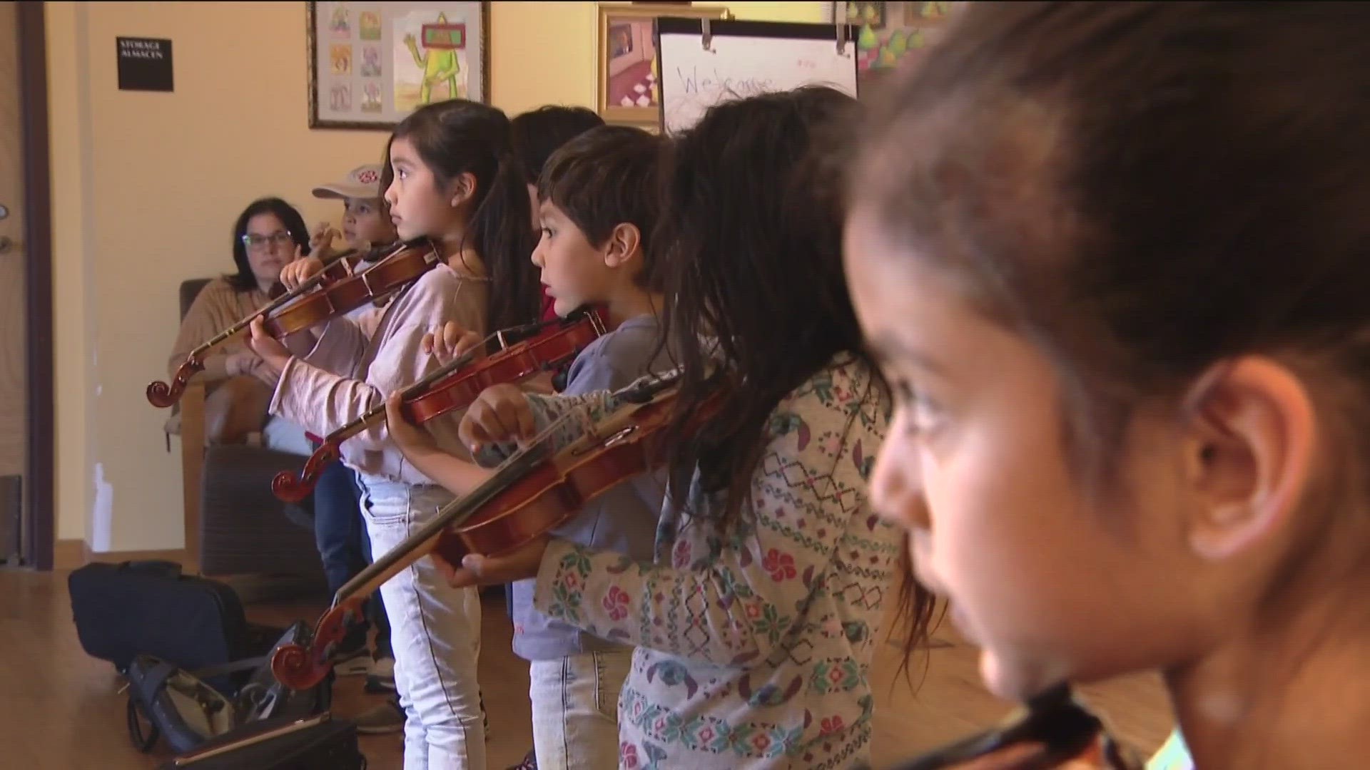 The non-profit organization gives classical music lessons at no charge to hundreds of underserved students in San Diego.