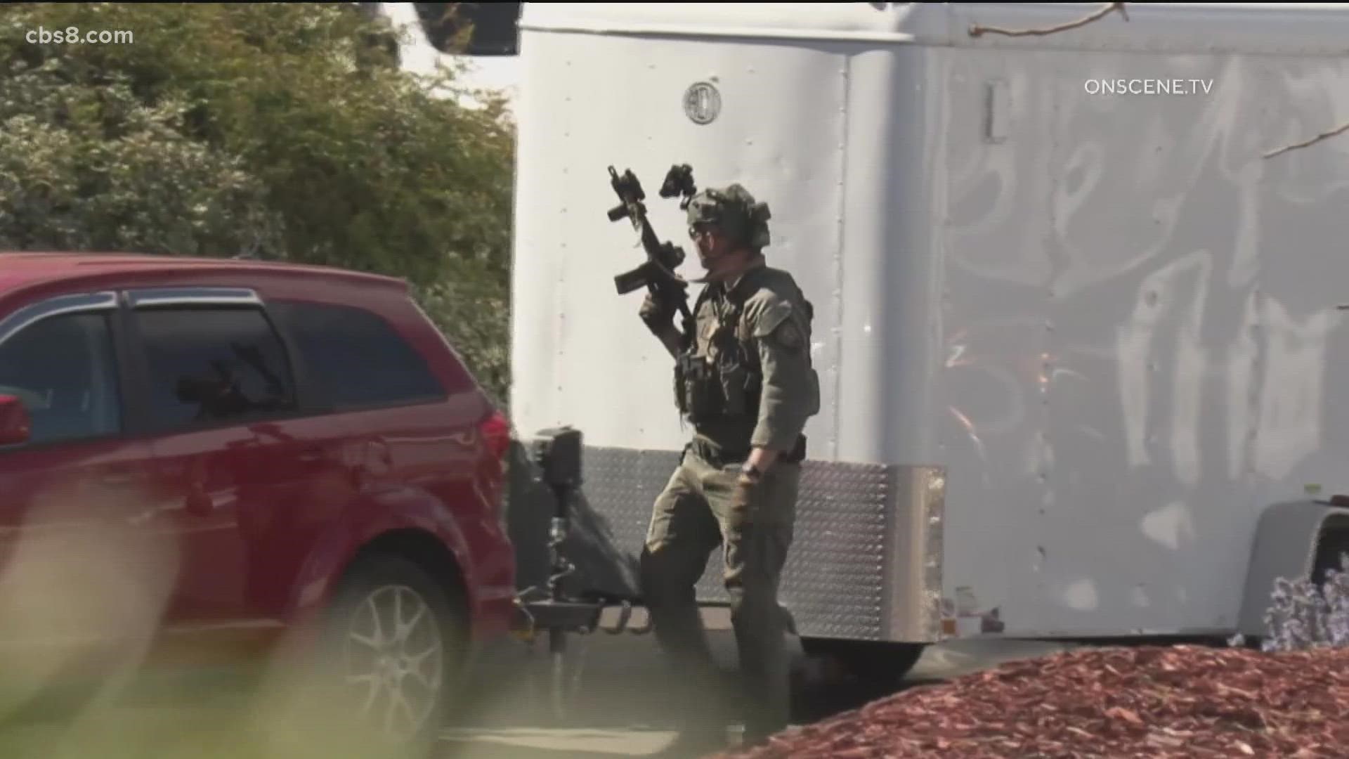 Standoff ends in Rancho Bernardo as shooting suspect surrenders | cbs8.com