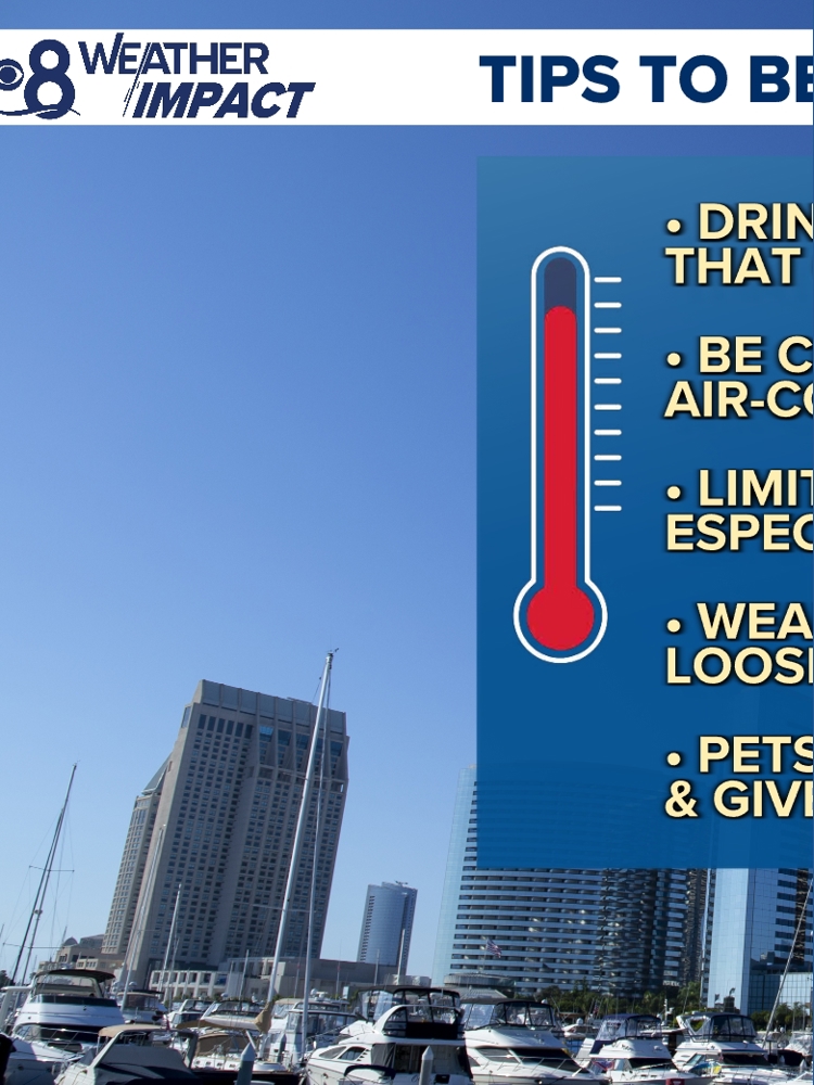 Extreme heat in San Diego County | Cool zones, safety tips | cbs8.com