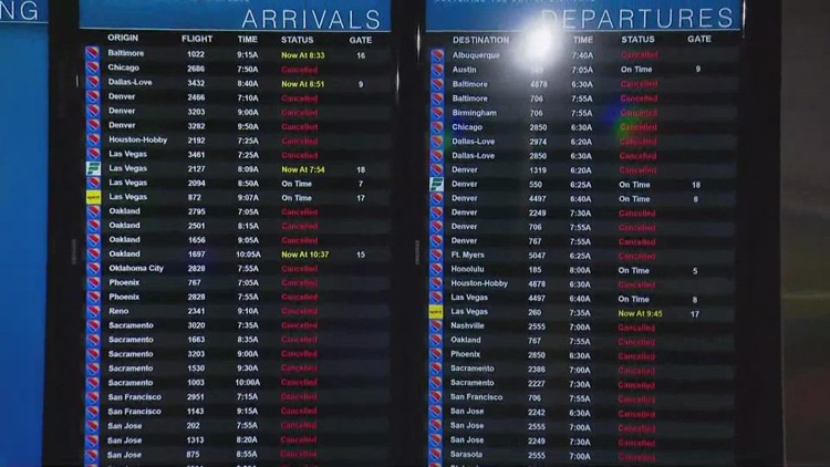 Dozens of flights delayed at San Diego International Airport