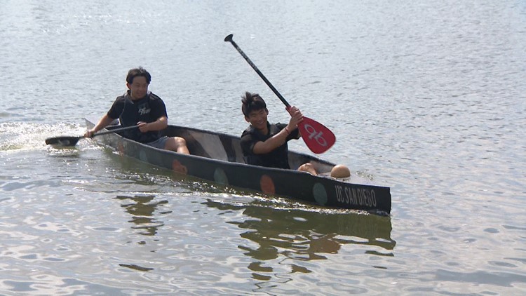 College concrete canoe race hits Mission Bay