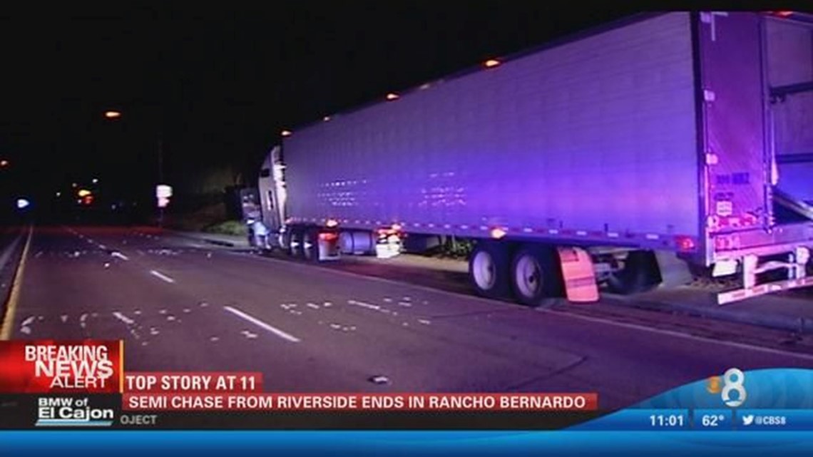 RV chase in Sacramento County ends with use of spike strip