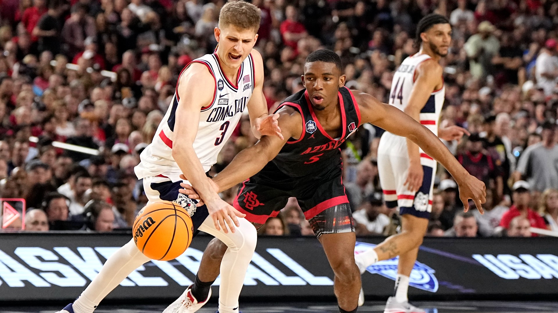 The San Diego State Men’s season came to an end after a loss to a strong UConn team in NCAA title game, UConn wins their fifth NCAA title