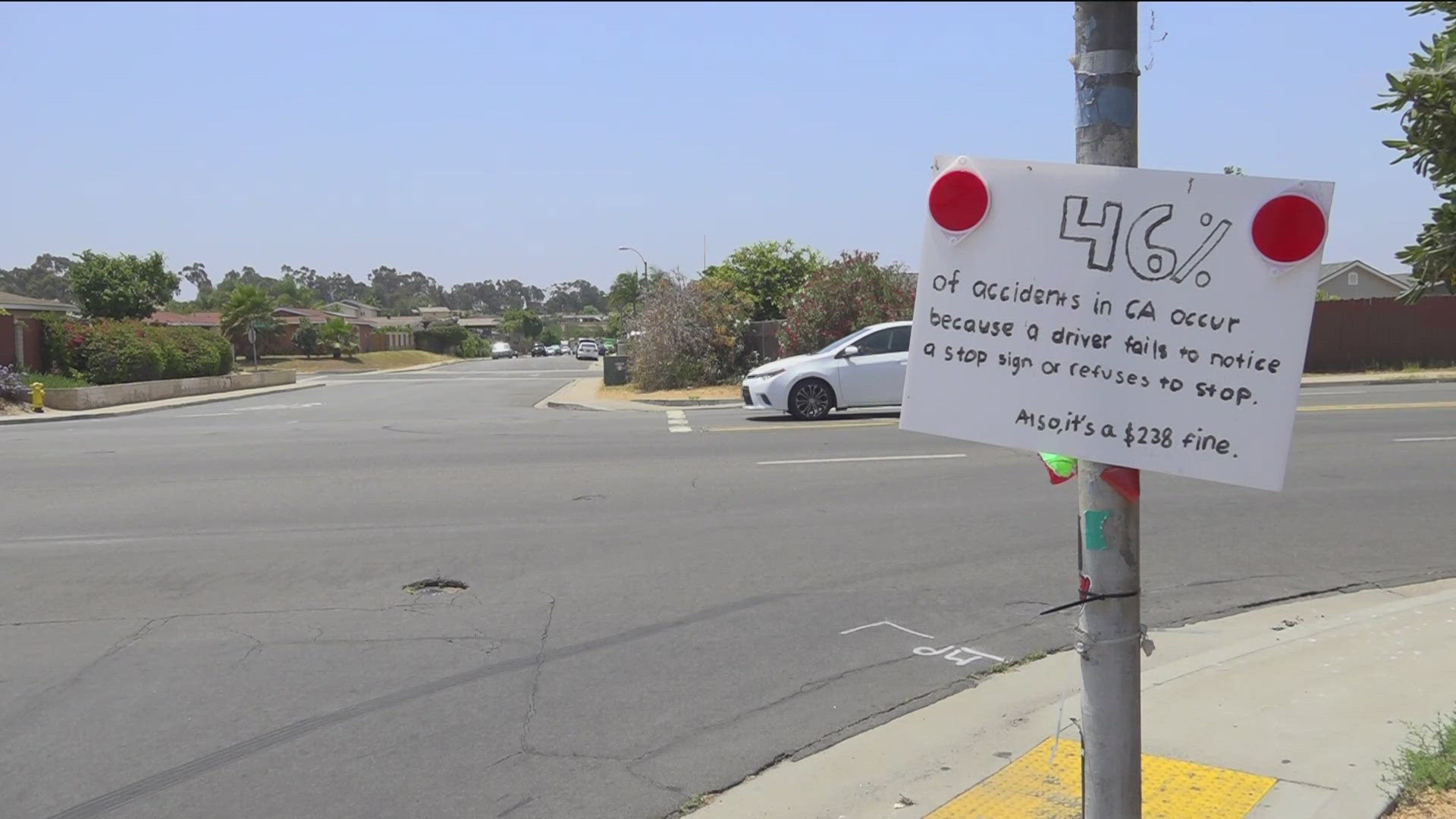 After our report in March, the City of San Diego told us that the roundabout could be done by June. But nothing’s happened.