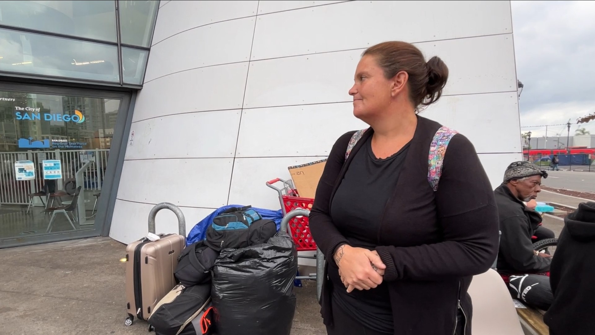 Jennifer has been homeless, attending college and working full time since April and has been unsuccessful in finding a shelter bed or city tent.