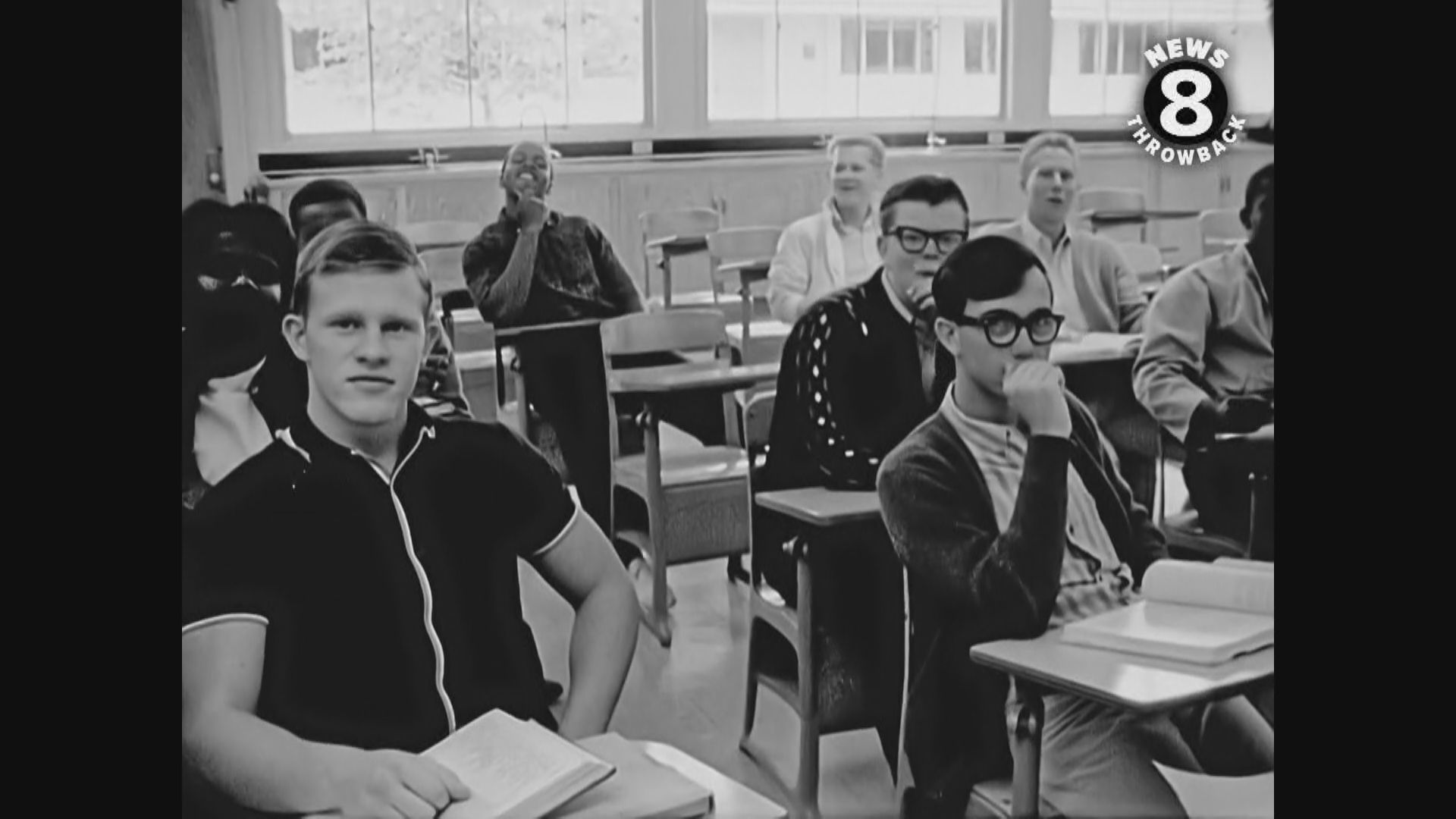 Scenes at Lincoln High were shot to promote TV 8's Dancetime. It premiered in 1964 and was San Diego's version of American Bandstand--featuring high school kids.