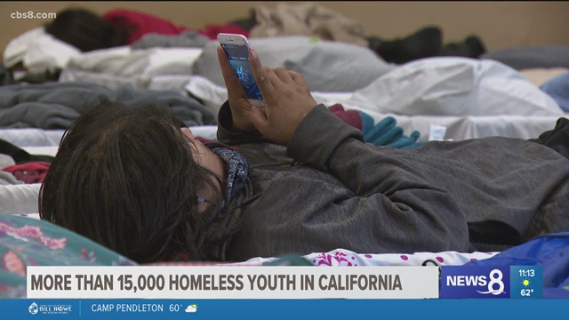 The number of homeless young people in San Diego, ages 18 to 25, is on the rise.