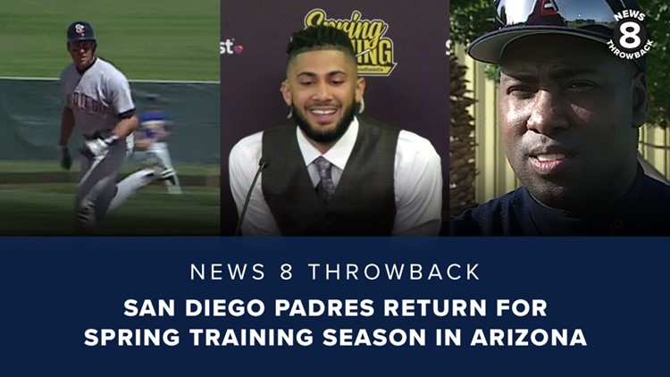 San Diego Padres hit spring training in Arizona's Cactus League