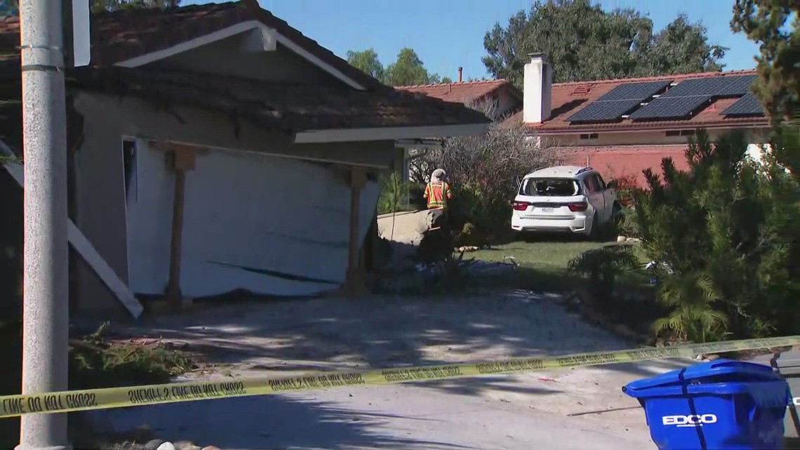 SUV crashes through 3 homes in Bonita, driver dies on scene