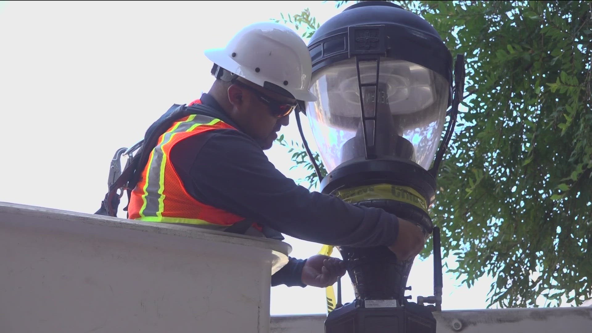 City officials said many of the lights have been broken or vandalized by homeless people. It's an issue officials say costs a lot of money to fix.