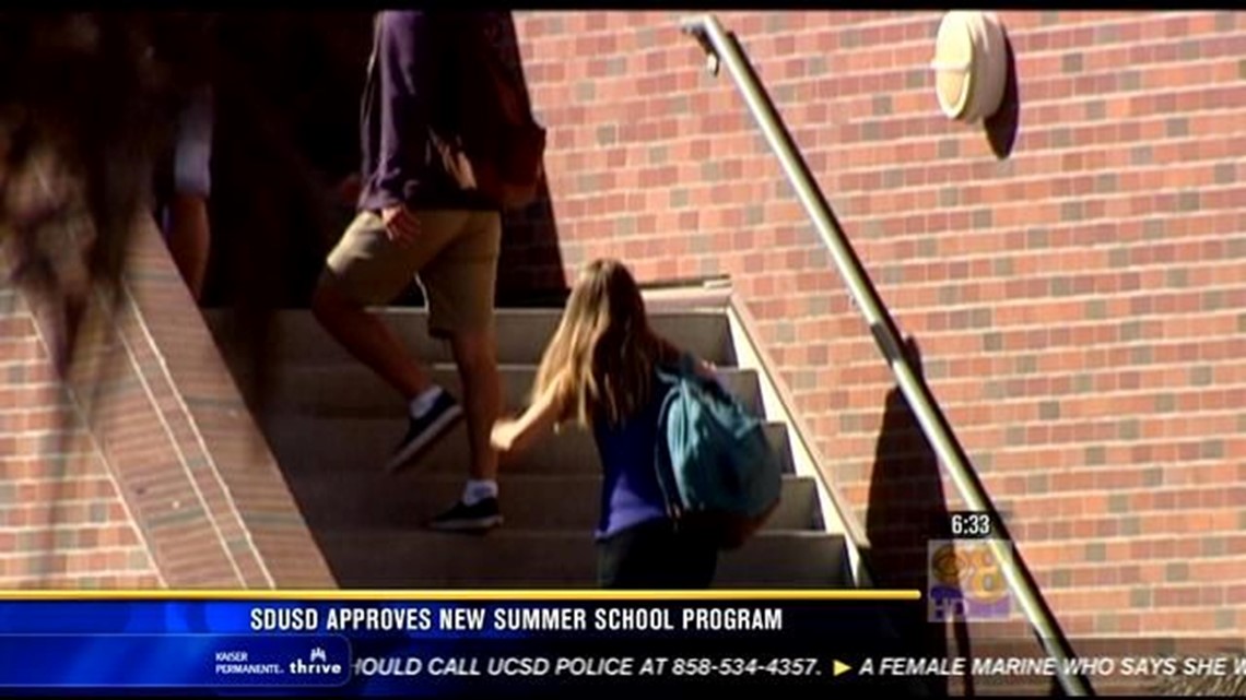 SDUSD approves new summer school program