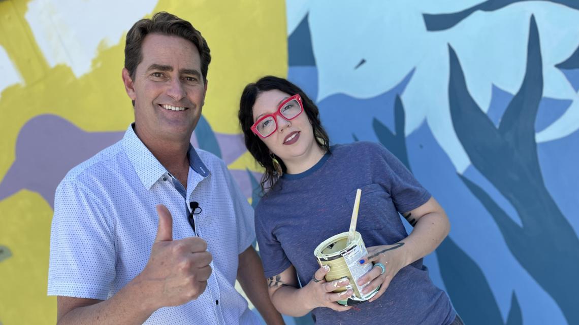 Former mental health patient painted a mural of hope - Vimarsana News