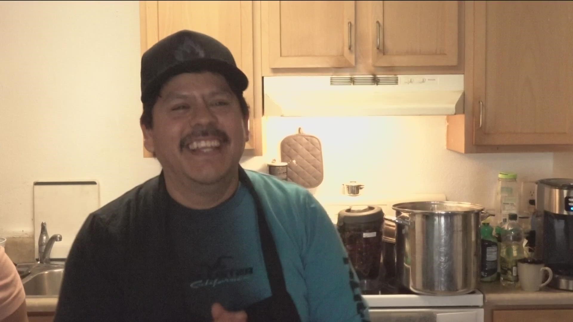 "Thank you for helping me. Thank you, thank you, thank you, everybody! I appreciate it. Thank you so much," said Jimenez, Blue Fire Bliss taco stand owner.