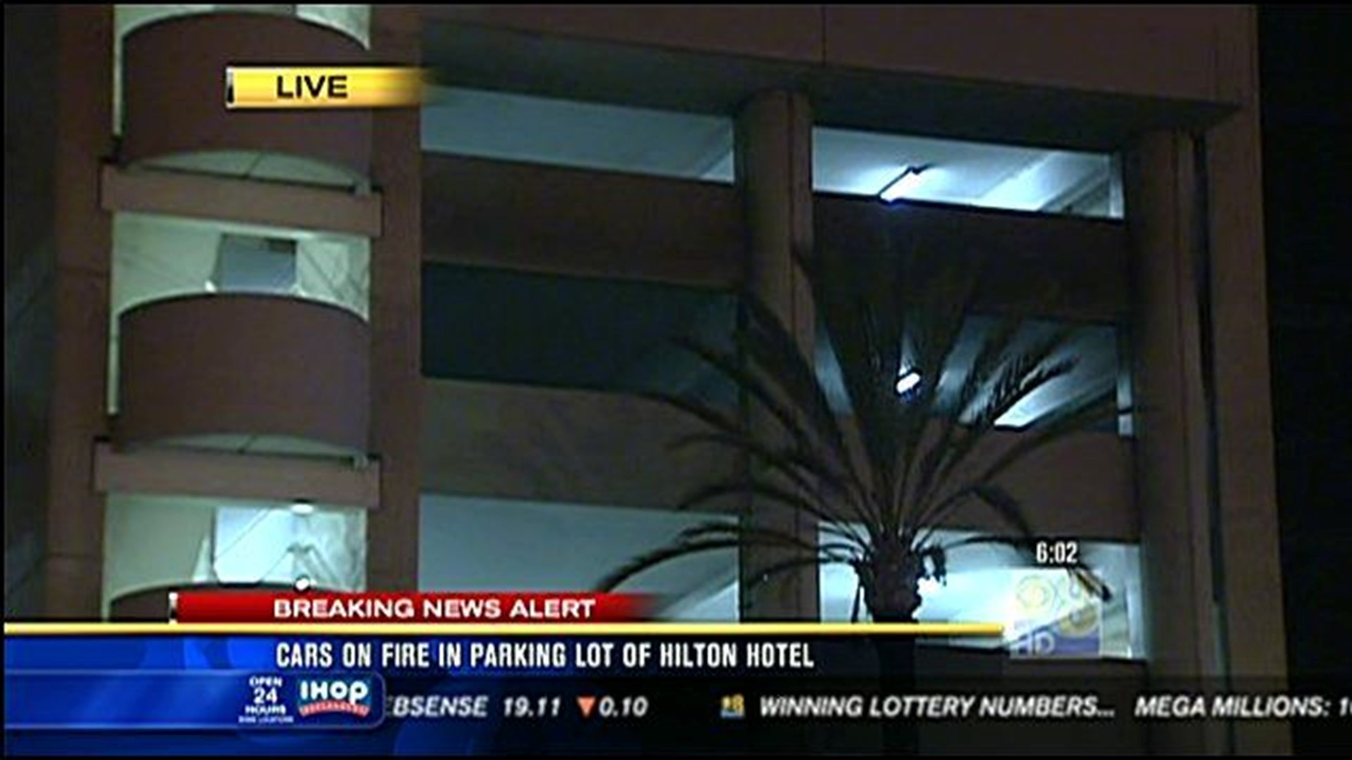 Two cars damaged in parking garage fire | cbs8.com
