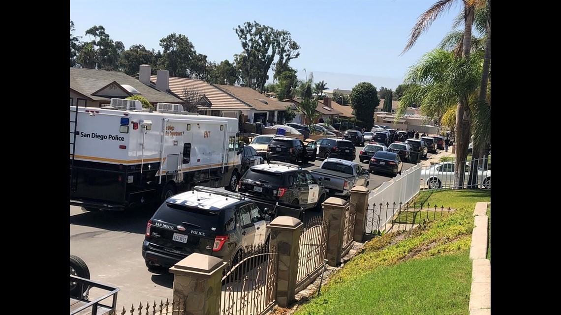 San Ysidro police standoff ends after alleged domestic violence threat ...