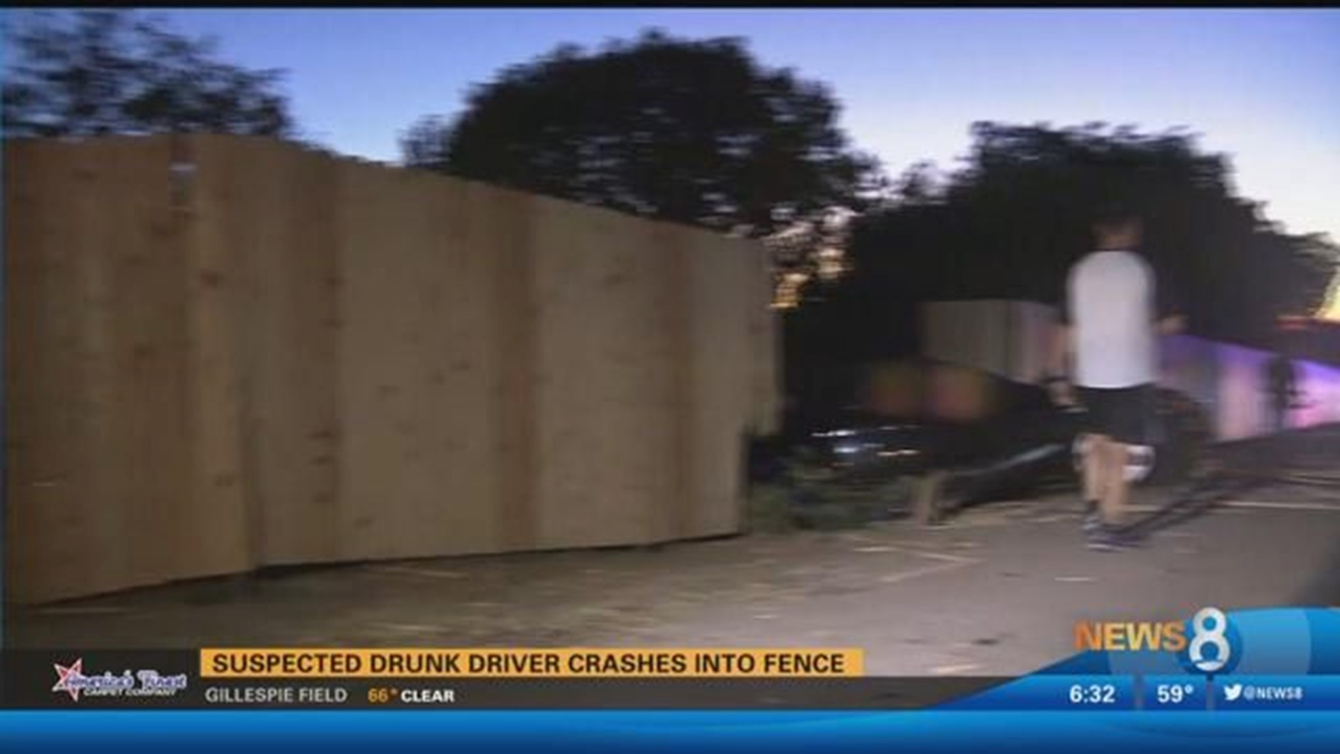 Suspected DUI driver crashes into property in East County | cbs8.com