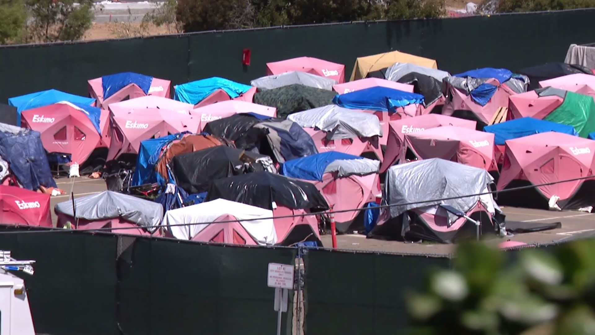 458 people are currently staying at both safe sleeping sites, while the city has connected 28 people to long-term housing since the sites were opened last year.