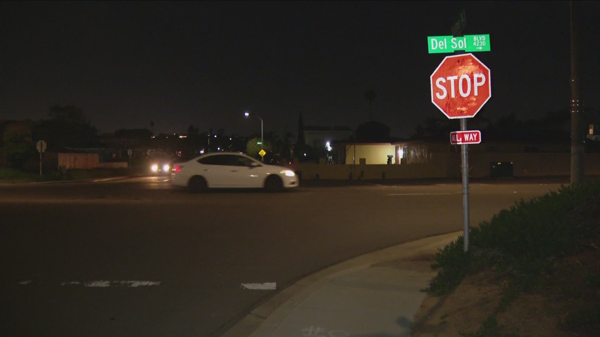 Residents in this southern San Diego neighborhood have been concerned for years about the dangers of Del Sol and Kostner, where drivers often ignore the stop signs.