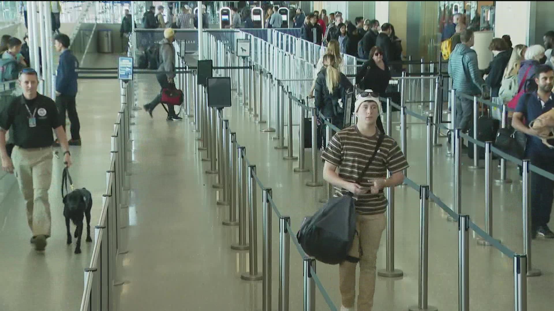 While San Diego International Airport is nothing compared to other busy international airports, travelers are still planning just in case.