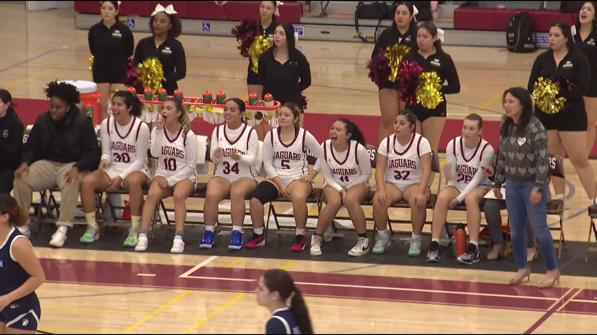 After losing a big part of their team due to injuries and transfers early on in the season, soccer players stepped up to help the women’s basketball team.