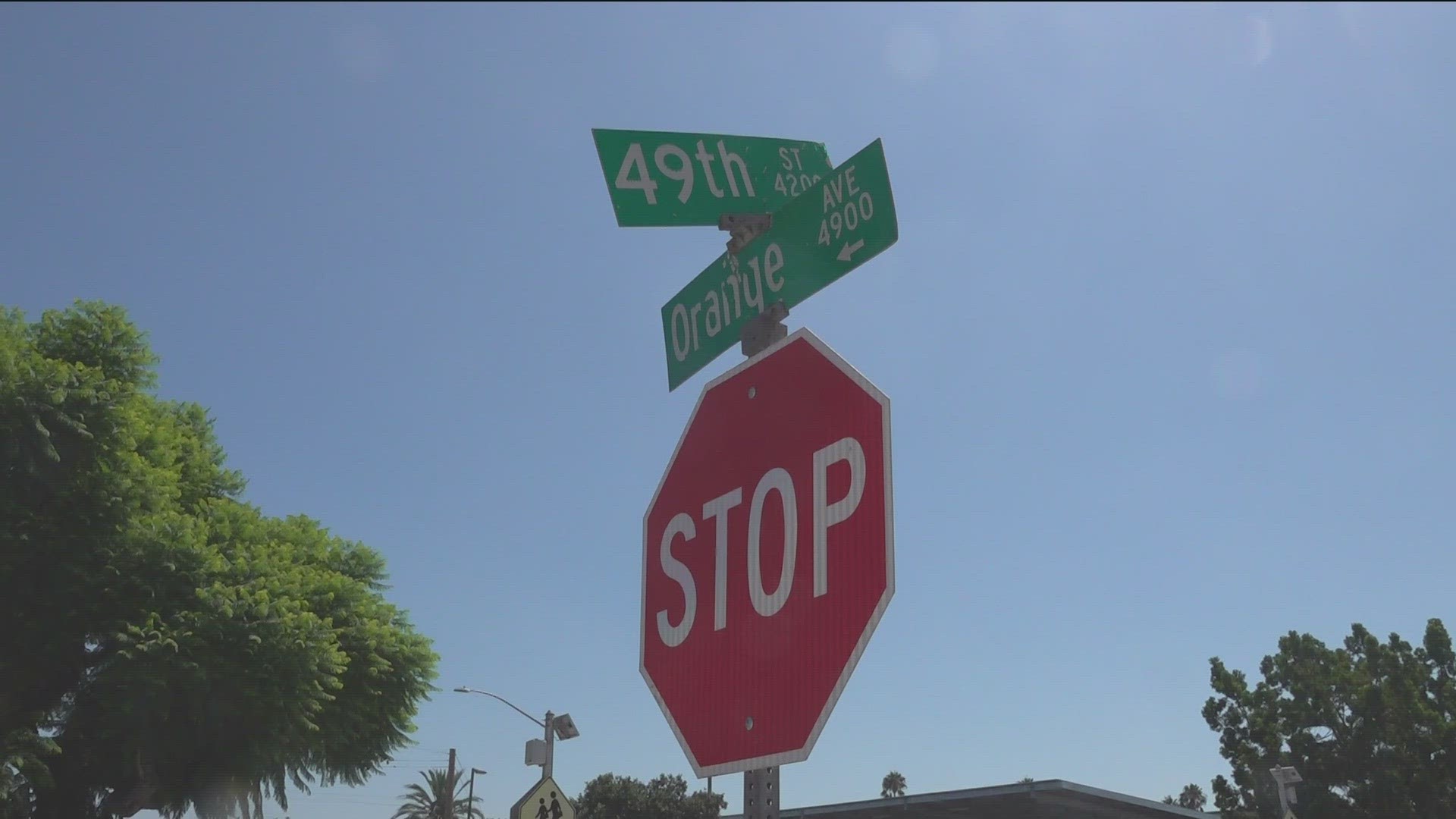 People in the neighborhood say the crosswalk at the problematic intersection needs a crossing guard. They say it's also dangerous at Orange and Estrella Avenue.