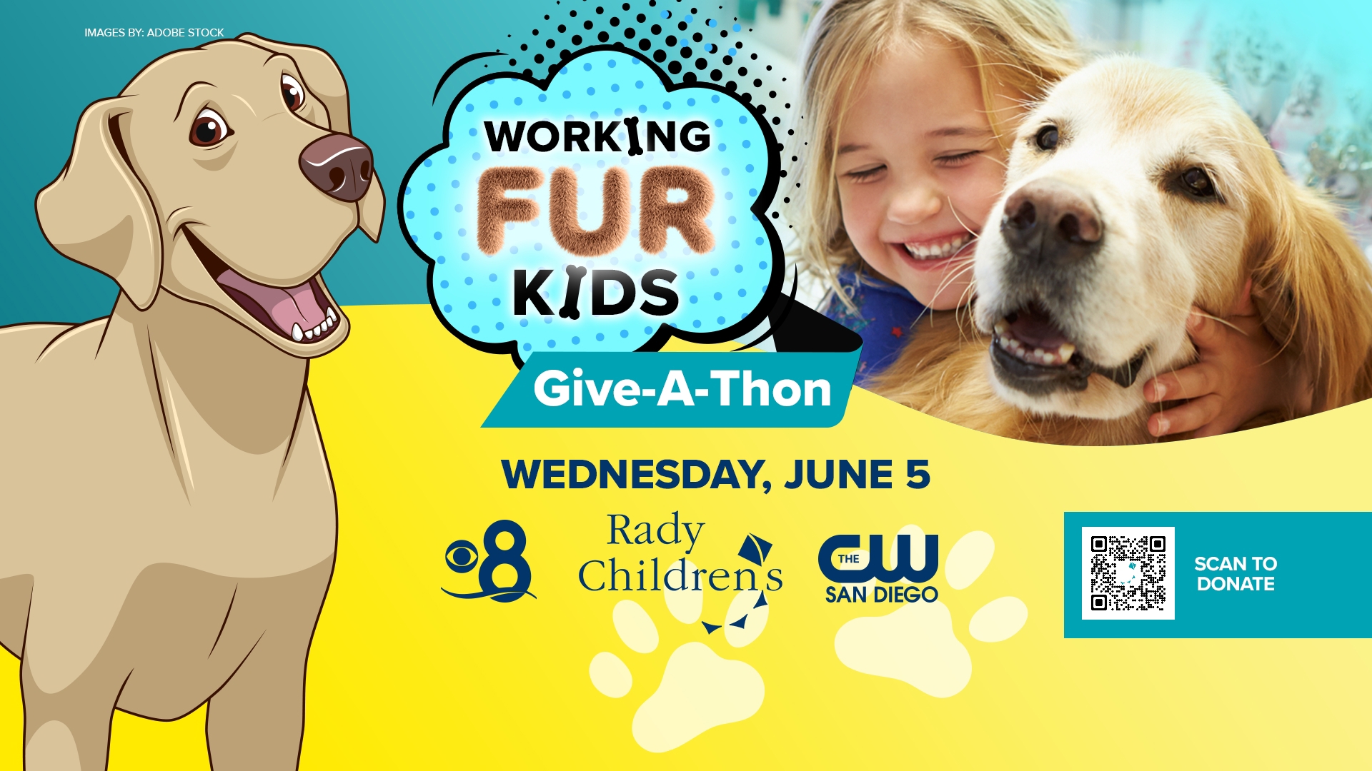 CBS 8 is Working FUR Kids to help Rady Children’s Hospital. Monday, donations will be matched up to $10,000 by The Black Pearl’s Monster Truck Sponsor, StrutCares.